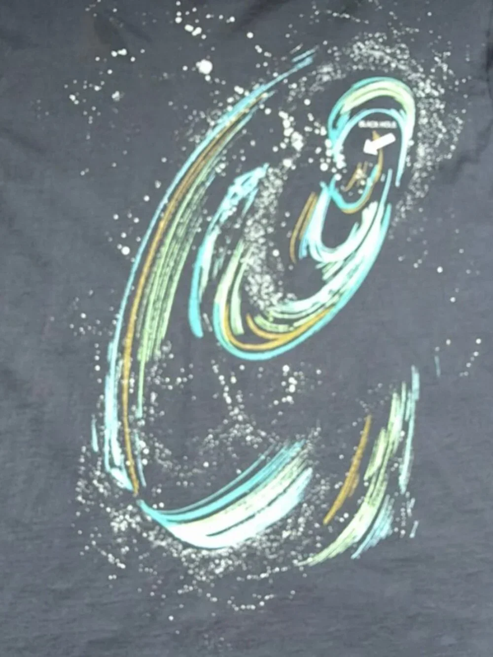 Acne Studios Spiral Graphic Crewneck Sweatshirt Navy S